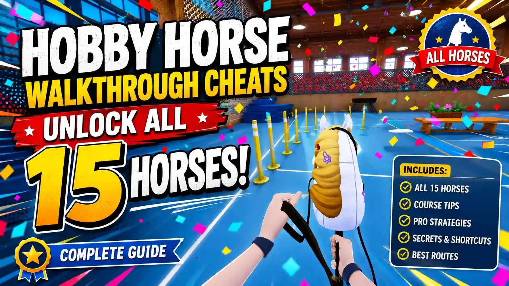 Hobby Horse Walkthrough Cheats Unlock All 15 Horses