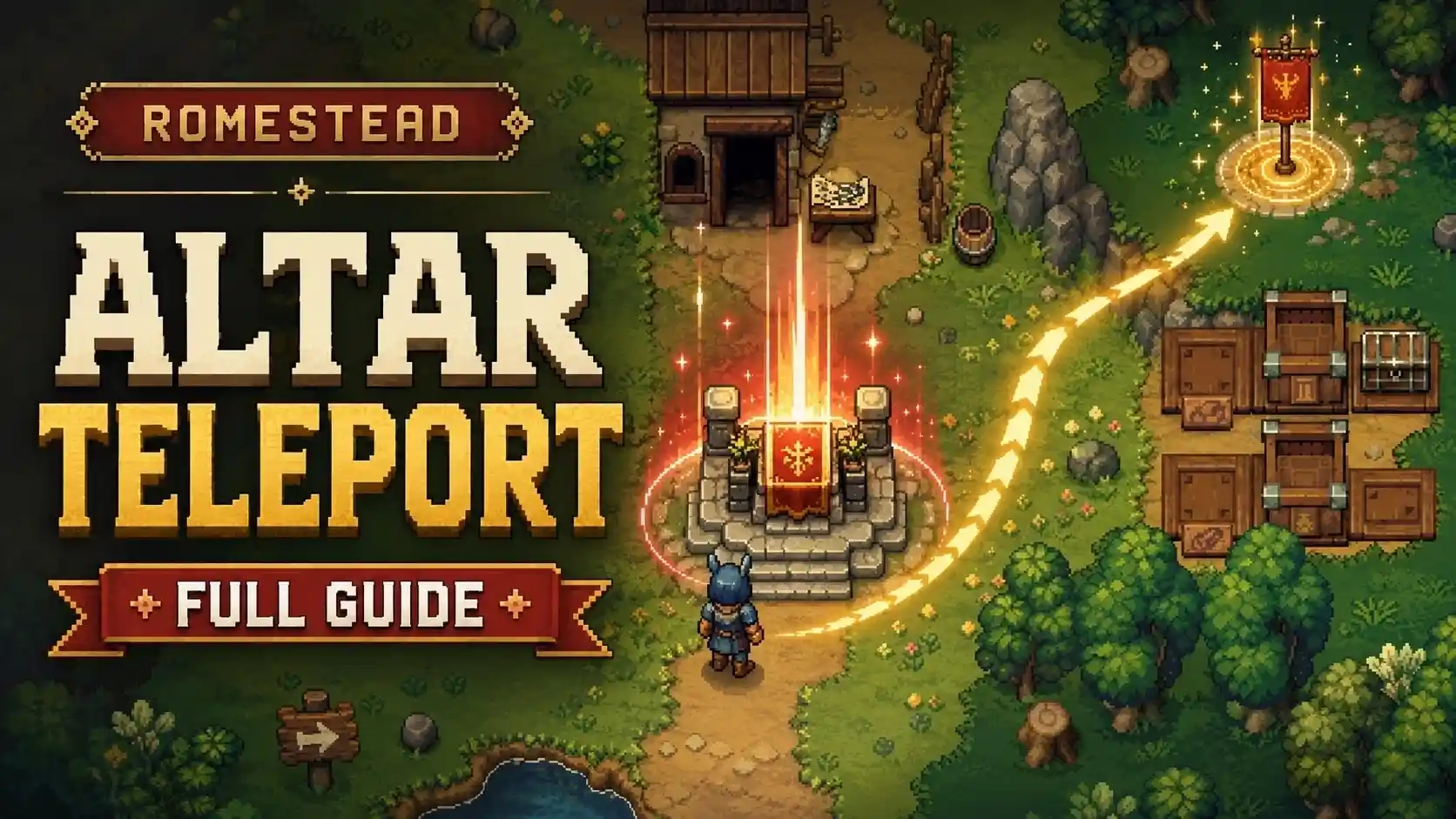 How to use Altar teleportation in Romestead: Full Guide