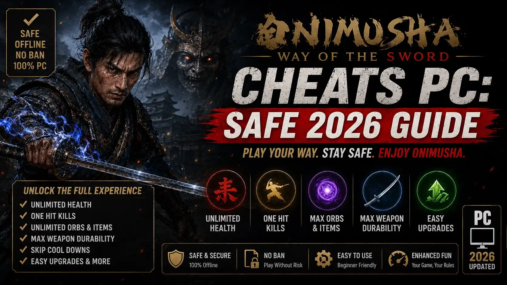 Onimusha: Way of the Sword Cheats PC: Safe Guide