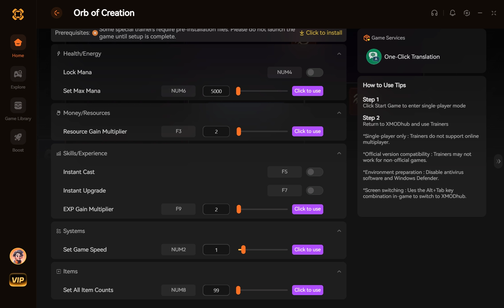 Orb of Creation Cheats & Trainers for PC (Safe Guide)