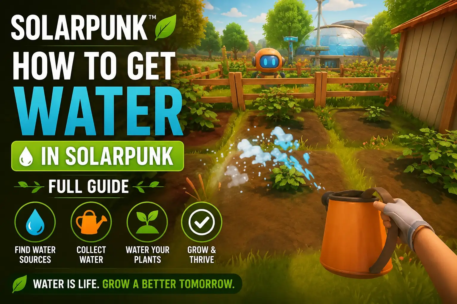 Solarpunk™ How to Get Water in Solarpunk: Full Guide