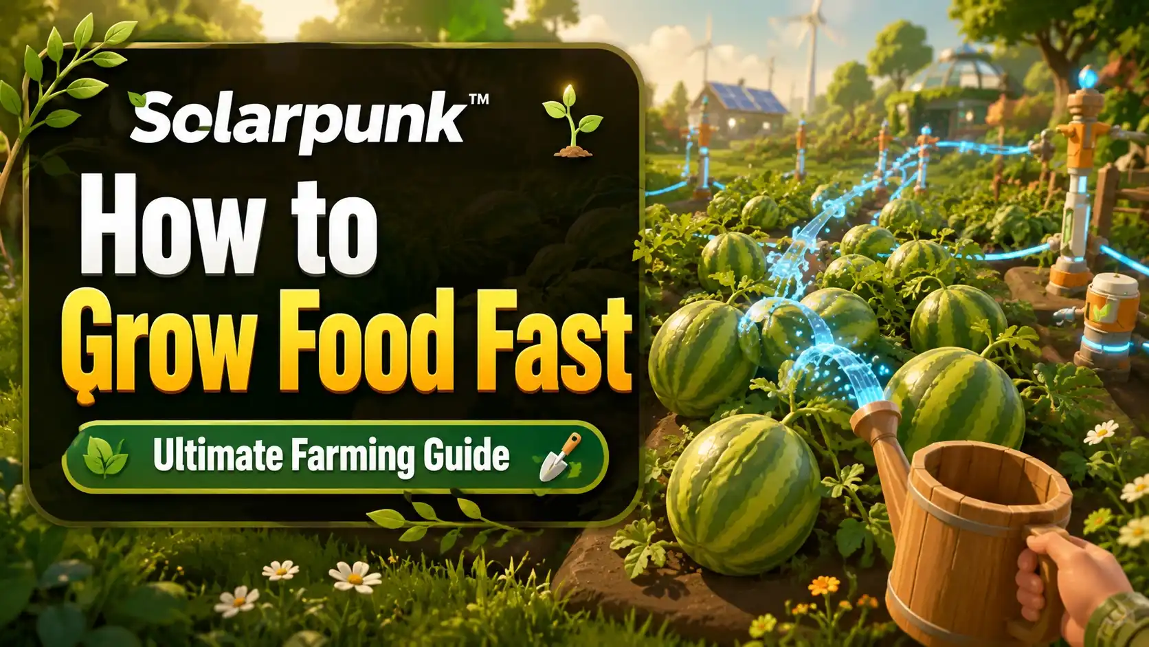 Solarpunk™ How to Grow Food Fast: Ultimate Farming Guide