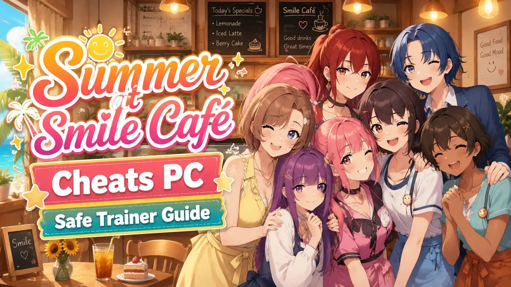 Summer at Smile Café Cheats PC - Safe Trainer Guide