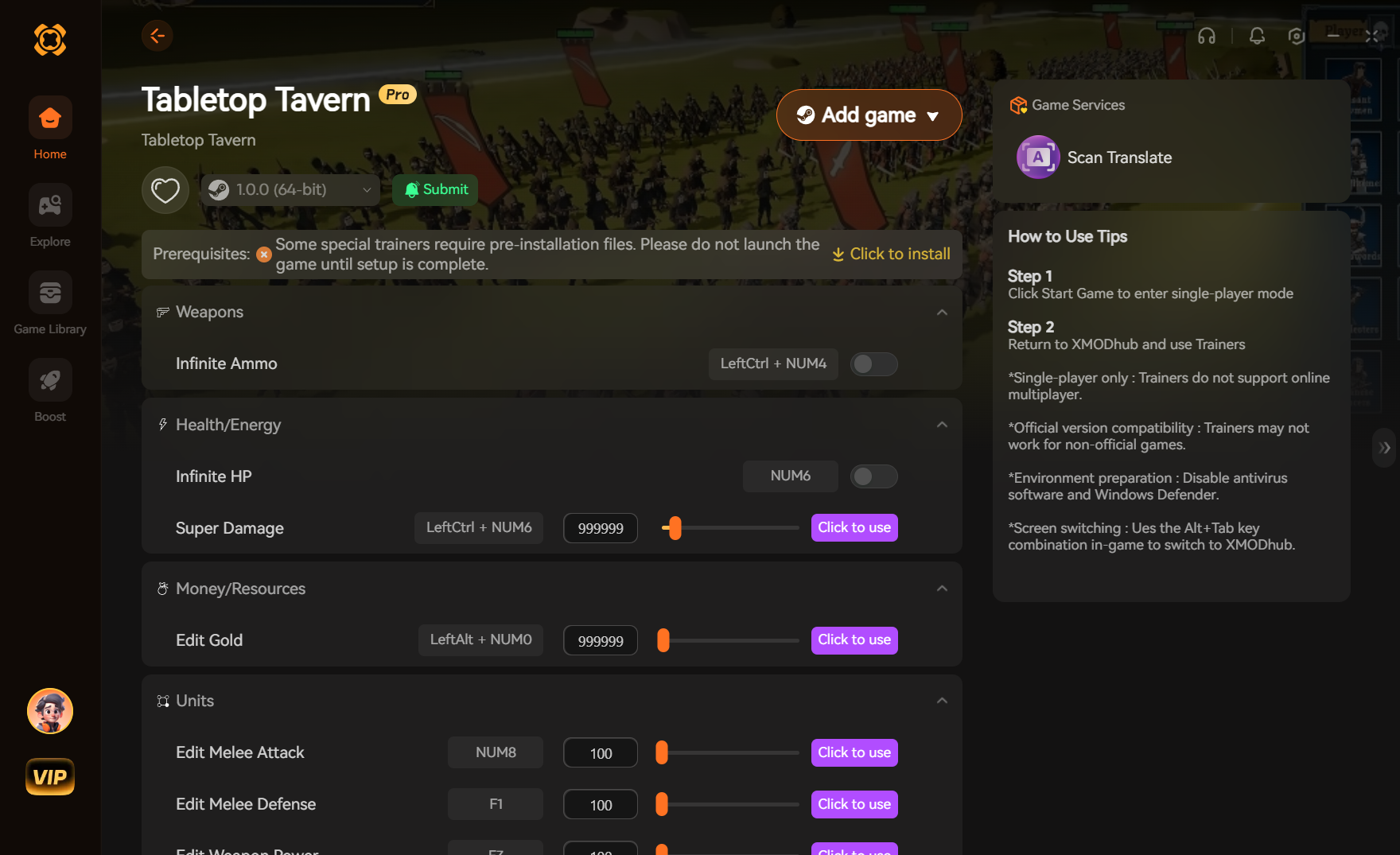 Tabletop Tavern Cheats PC: Safe v1.0.4 Trainer Guide
