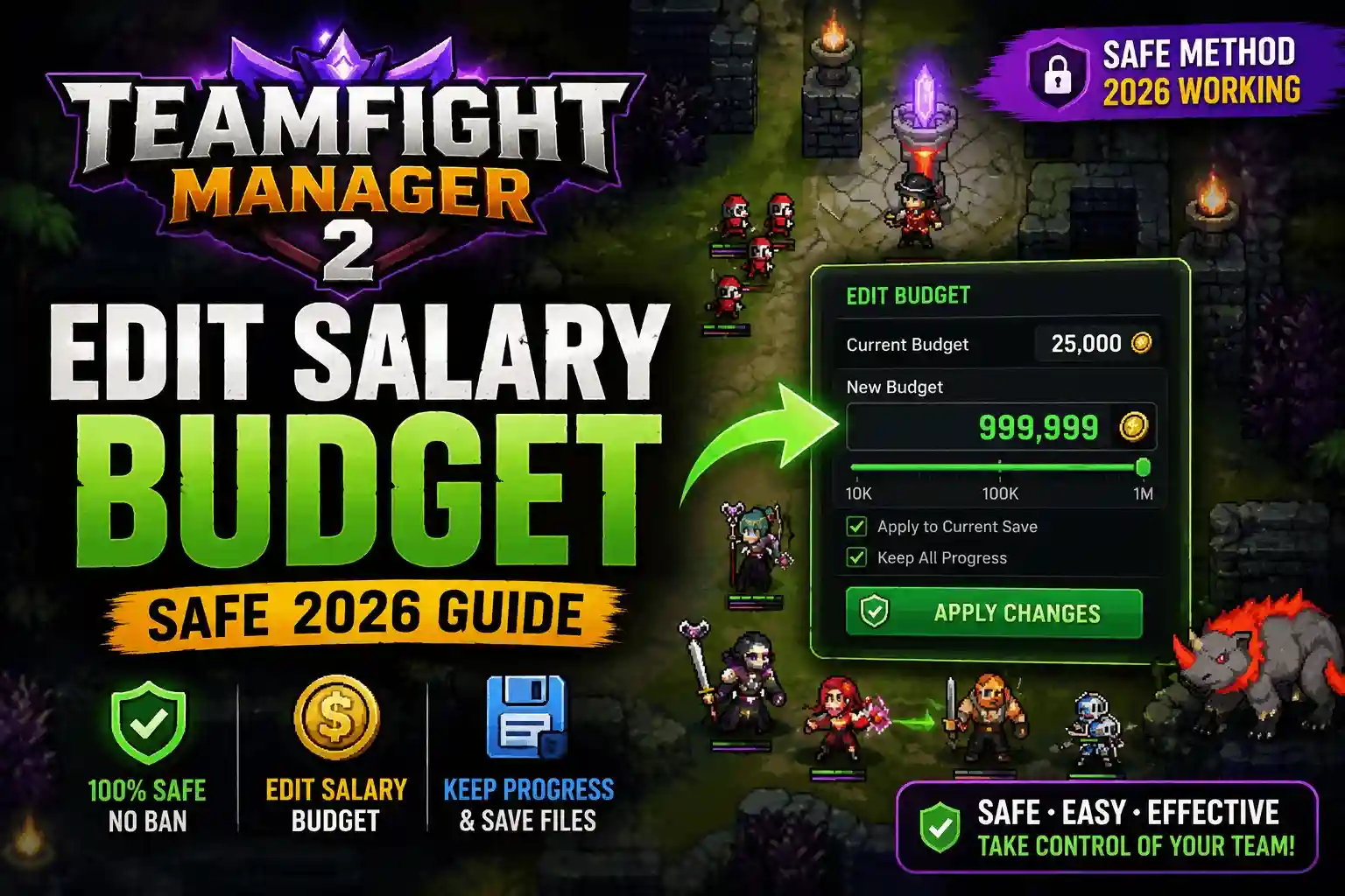 Teamfight Manager 2 Edit Salary Budget Safe 2026 Guide