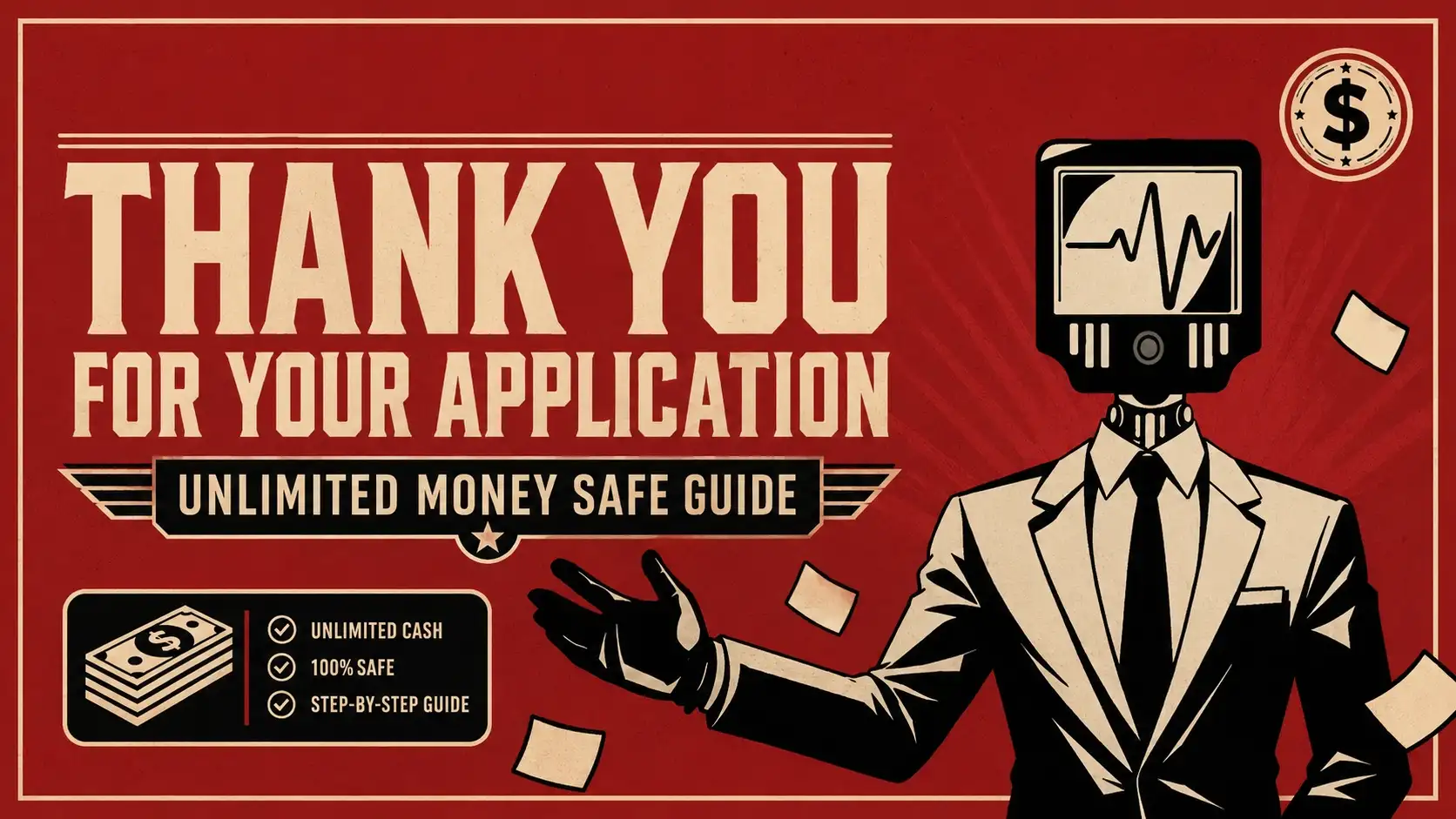 Thank You For Your Application Cheats PC: Safe Trainer