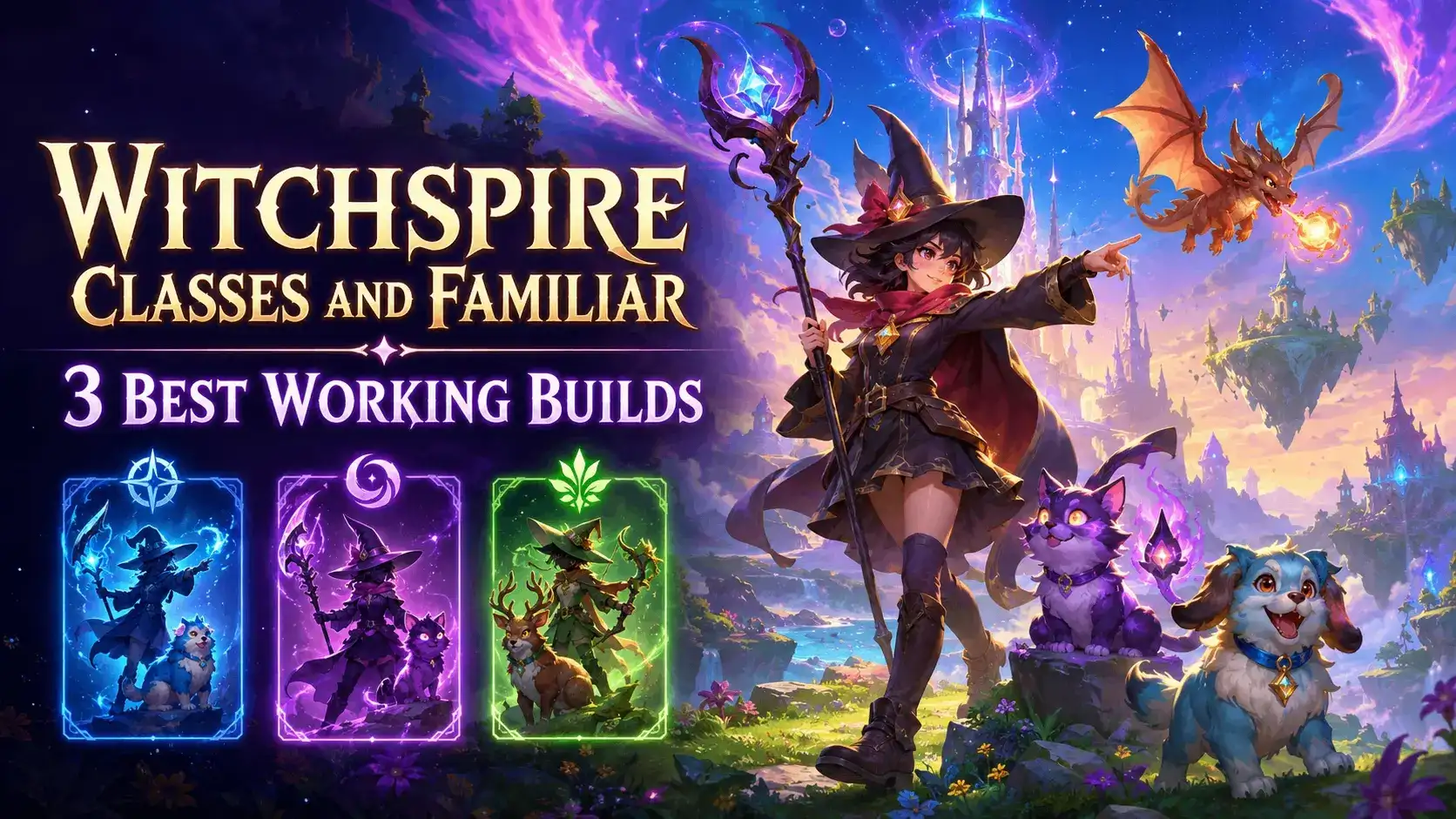 Witchspire Classes and Familiar: 3 Best Working Builds