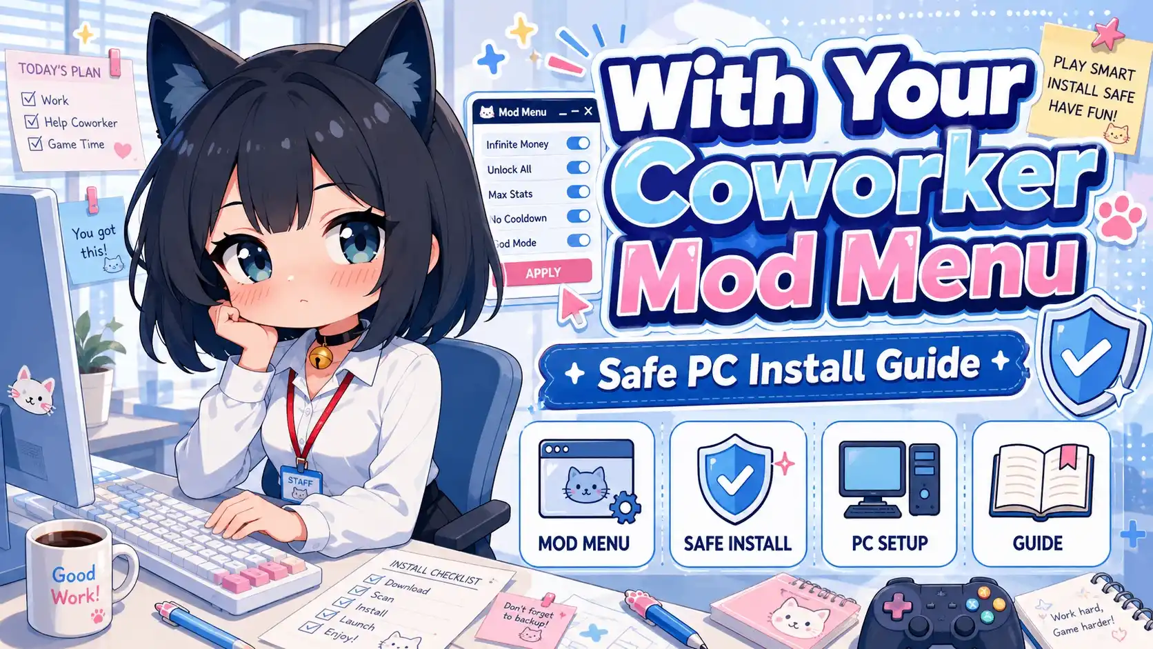 Мод-меню для With Your Coworker: Руководство по безопасной установке на ПК