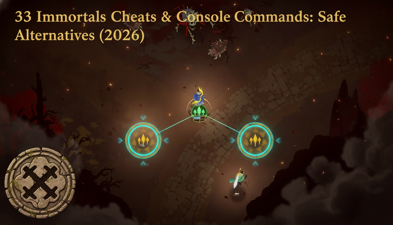 33 Immortals Cheats & Console Commands: Safe Alternatives (2026)