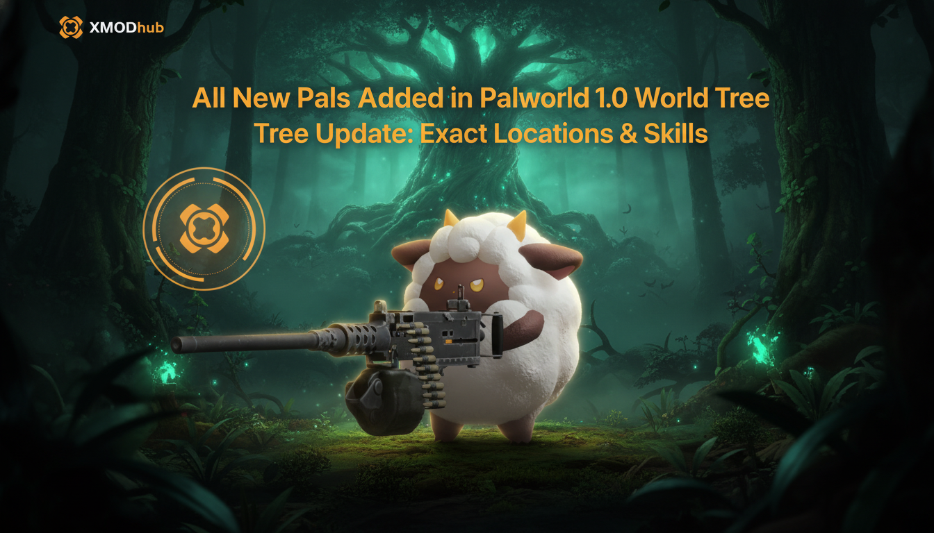 All New Pals Added in Palworld 1.0 World Tree Update: Exact Locations & Skills