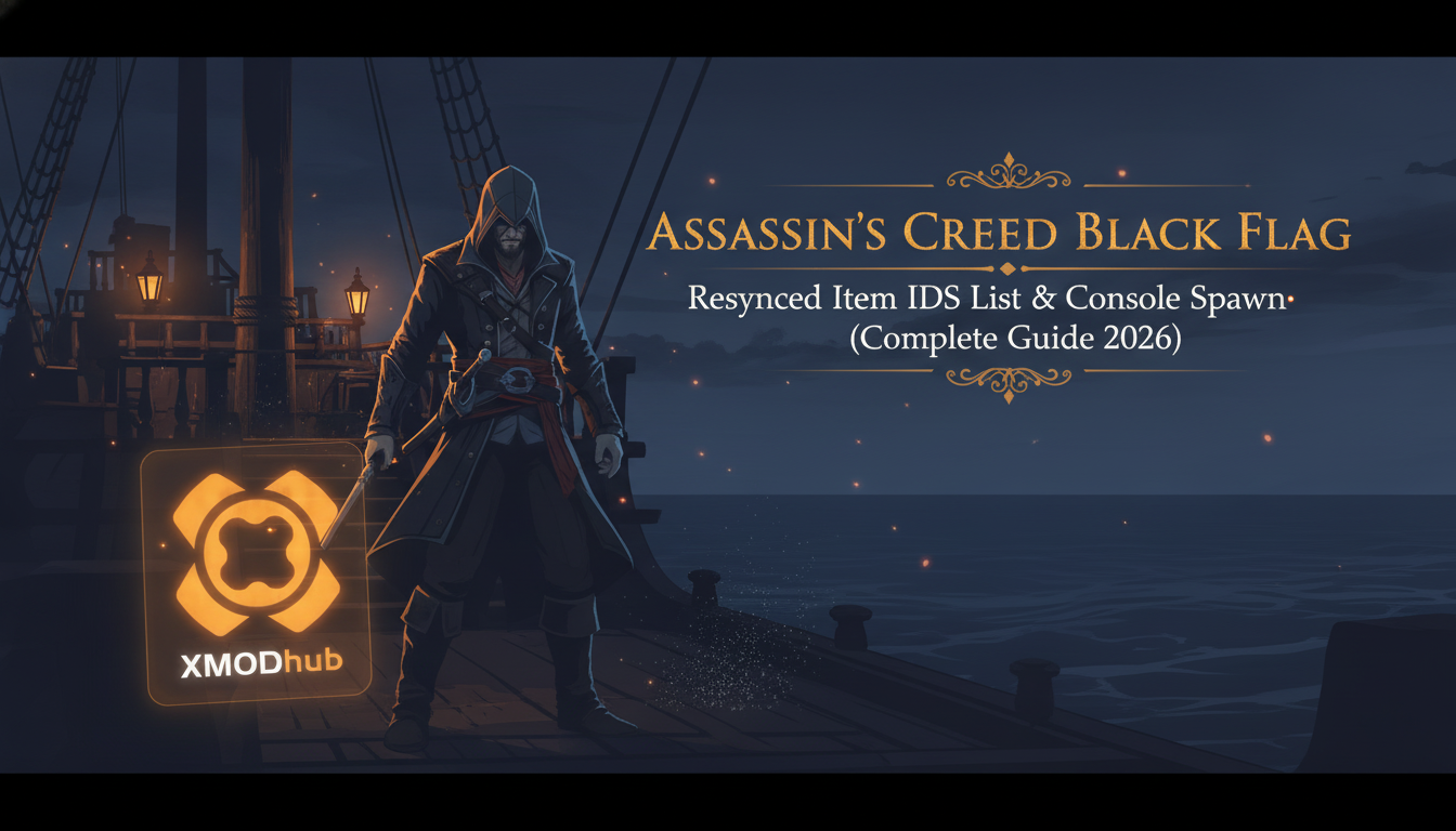 Assassin’s Creed Black Flag Resynced Item IDs List & Console Spawn Codes (Complete Guide 2026)