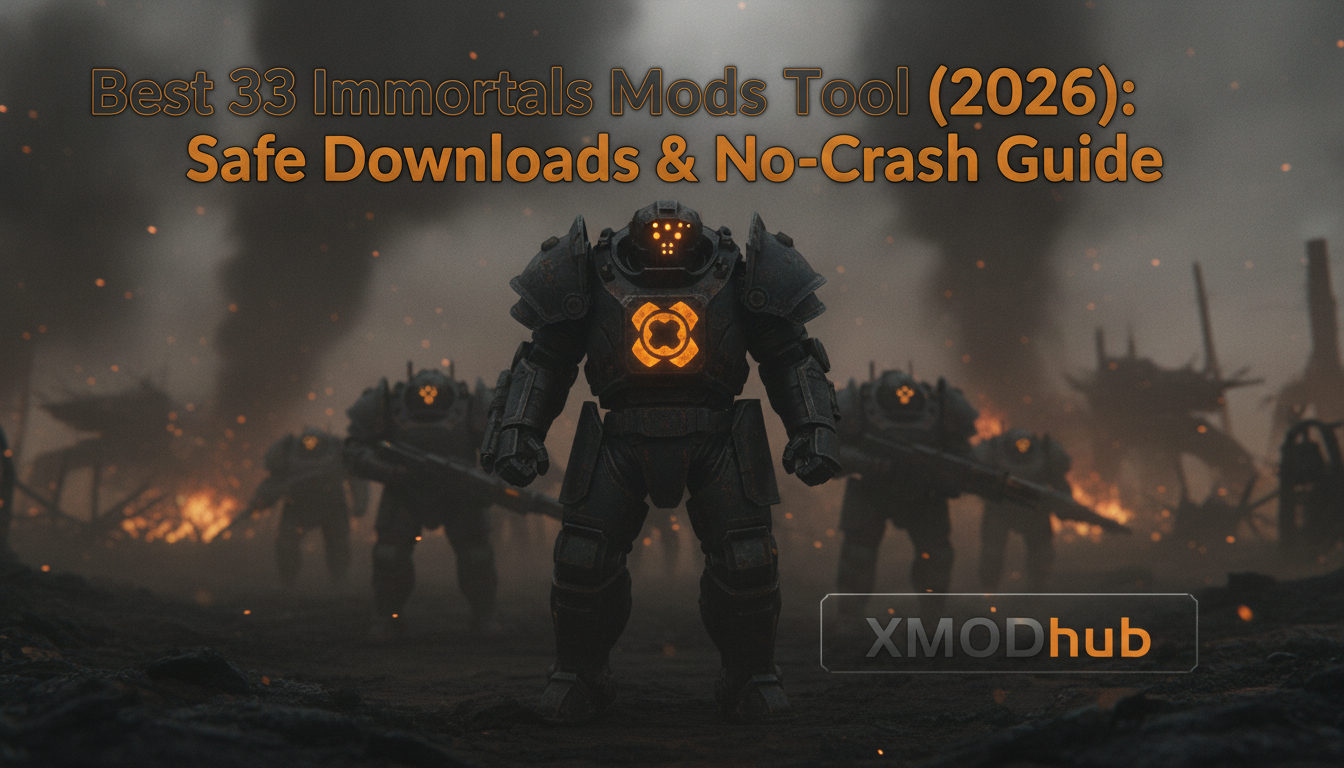 33 Immortals best mods tool 2026 safe download guide cover