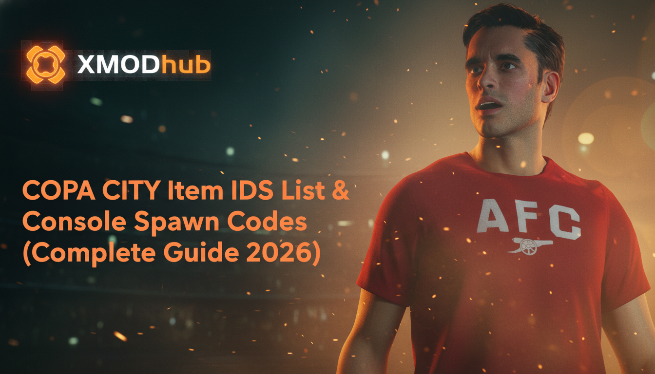 COPA CITY Item IDs List & Console Spawn Codes (Complete Guide 2026)