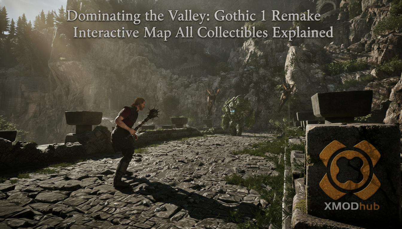 Покоряя Долину: Интерактивная карта Gothic 1 Remake — гайд по всем коллекционным предметам