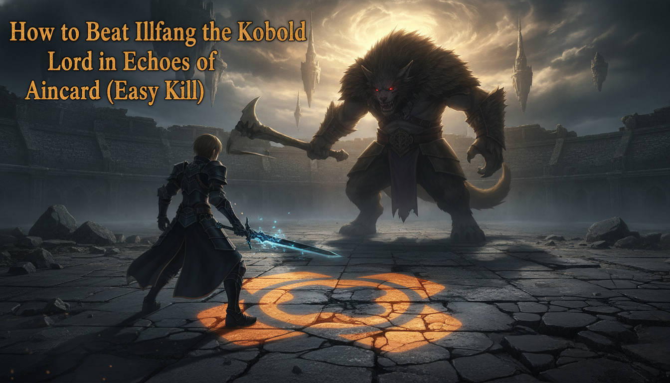 How to Beat Illfang the Kobold Lord in Echoes of Aincrad (Easy Kill)
