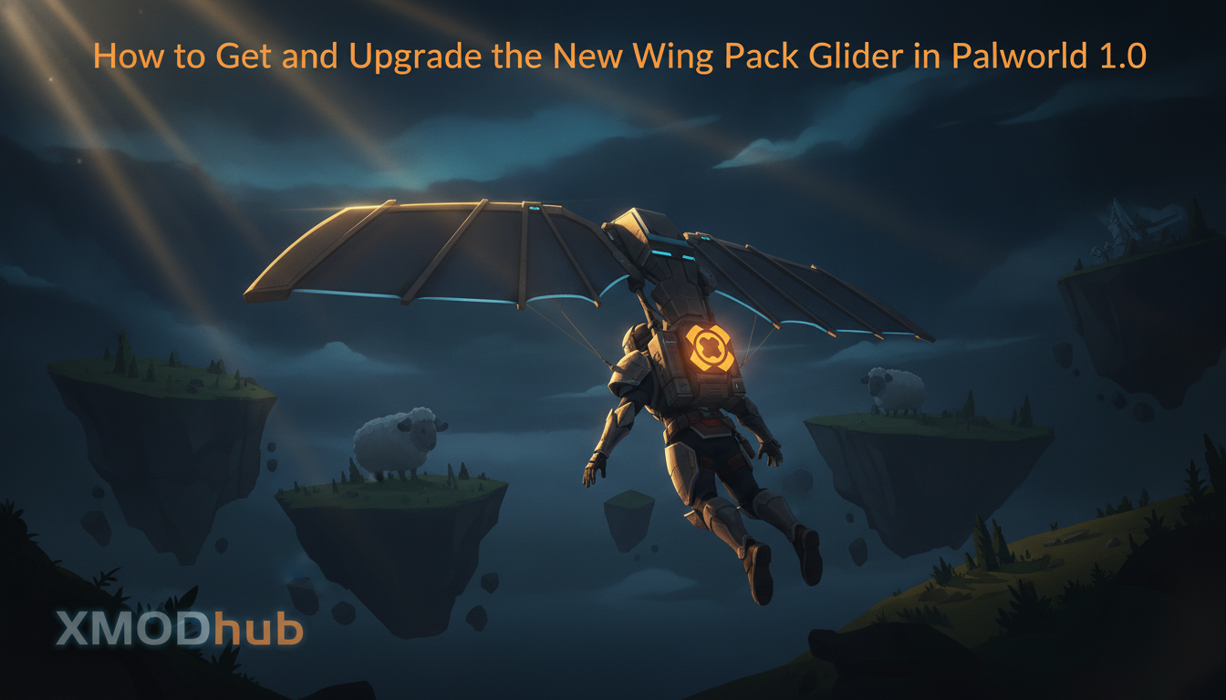 How to Get and Upgrade the New Wing Pack Glider in Palworld 1.0