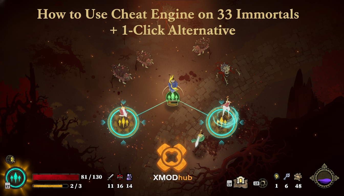 How to Use Cheat Engine on 33 Immortals (+ 1-Click Alternative) | 2026