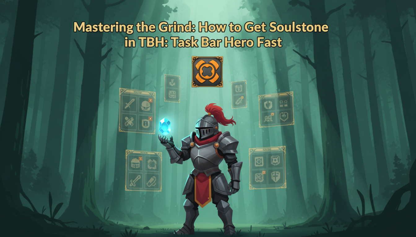 Мастерство гринда: как быстро получить Камни души в TBH: Task Bar Hero