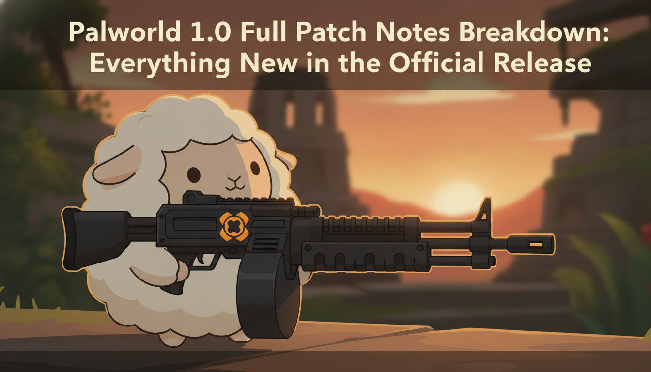 Palworld 1.0 Full Patch Notes Breakdown: Everything New in the Official Release