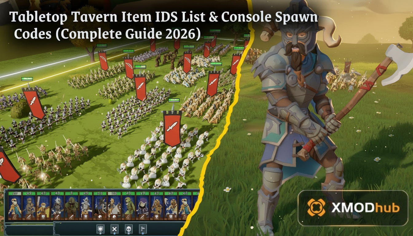 Tabletop Tavern Item IDs List & Console Spawn Codes (Complete Guide 2026)