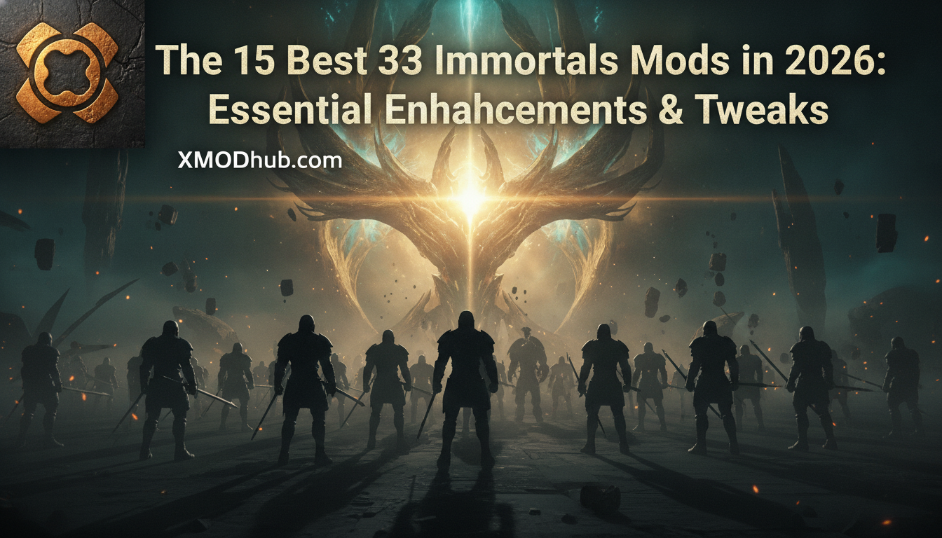 33 Immortals best mods 2026 guide blog cover image
