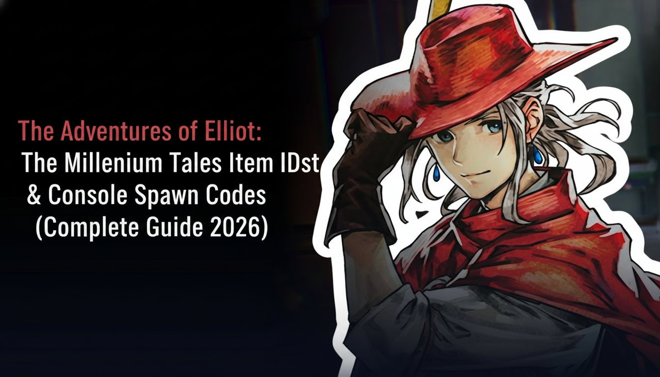 The Adventures of Elliot: The Millennium Tales Item IDs List & Console Spawn Codes (Complete Guide 2026)