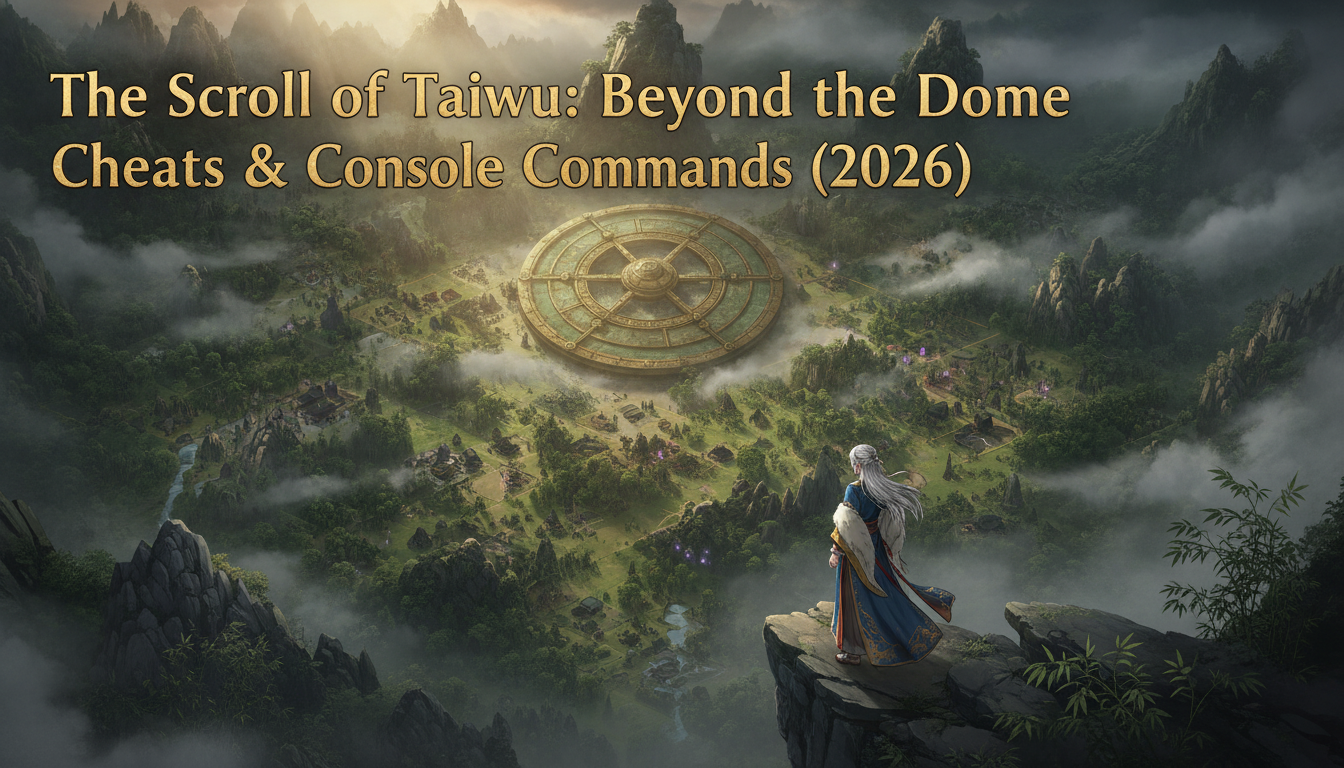 The Scroll of Taiwu: Beyond the Dome Cheats & Console Commands (2026)