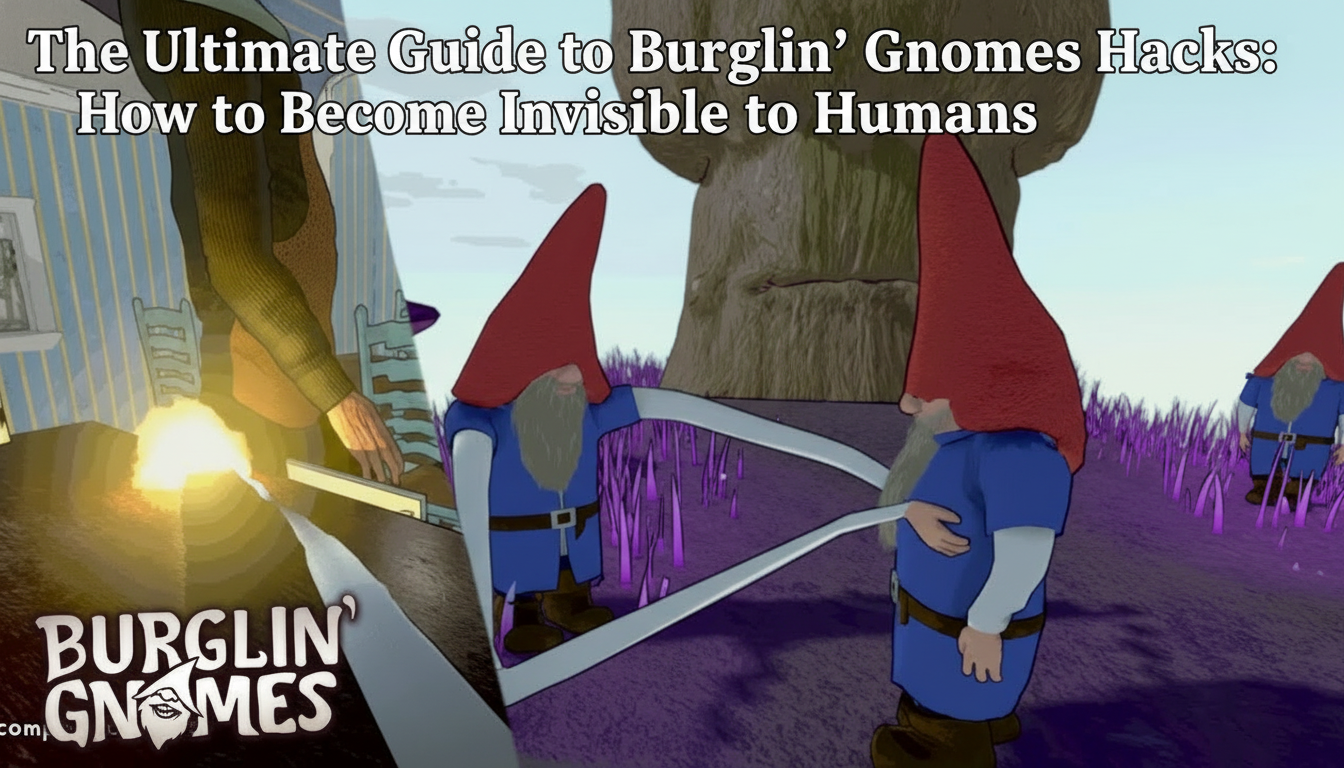 Burglin' Gnomes Hacks: How to Become Invisible to Humans