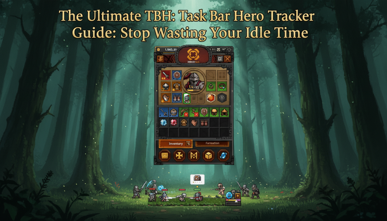 The Ultimate TBH: Task Bar Hero Tracker Guide: Stop Wasting Your Idle Time