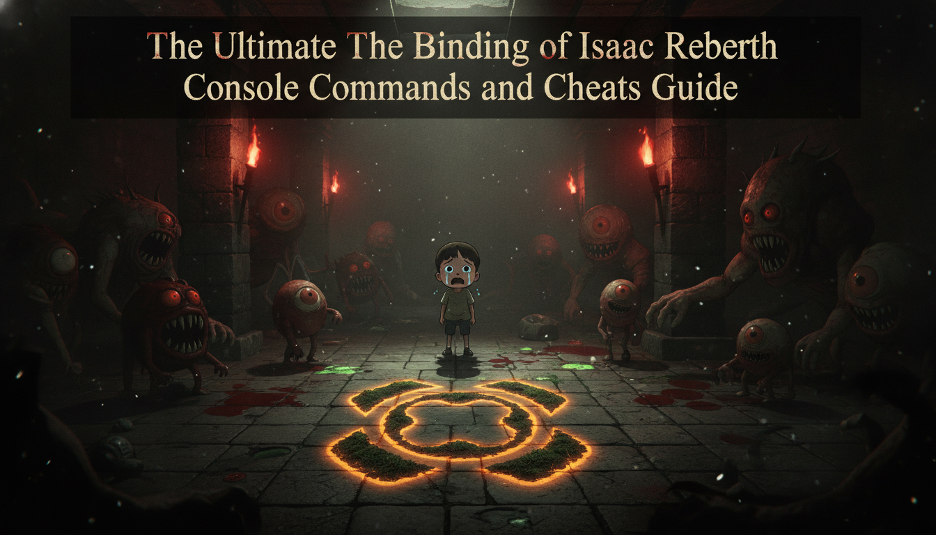 The Ultimate The Binding of Isaac Rebirth Console Commands and Cheats Guide