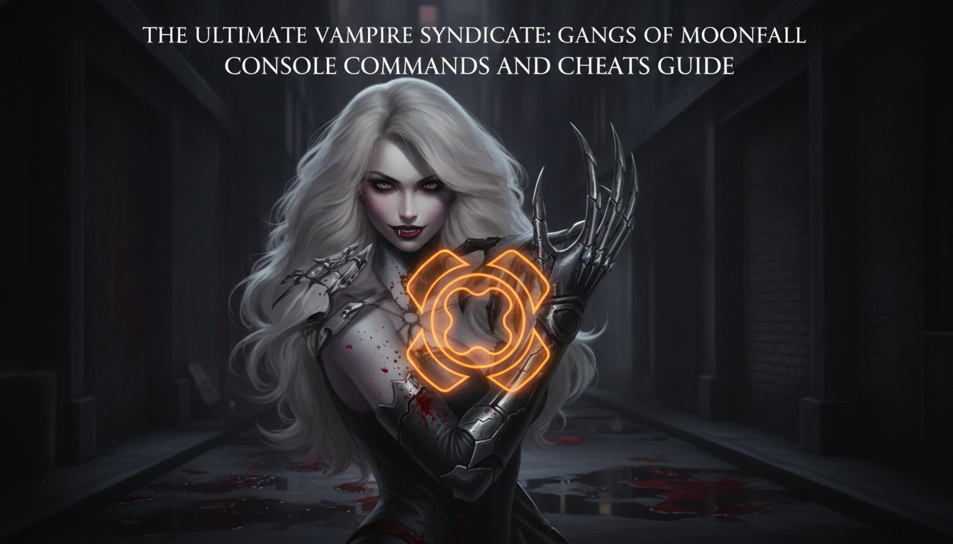 Полное руководство по консольным командам и читам для Vampire Syndicate: Gangs of MoonFall