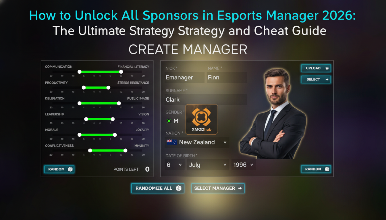 How to Unlock All Sponsors in Esports Manager 2026: The Ultimate Strategy and Cheat Guide