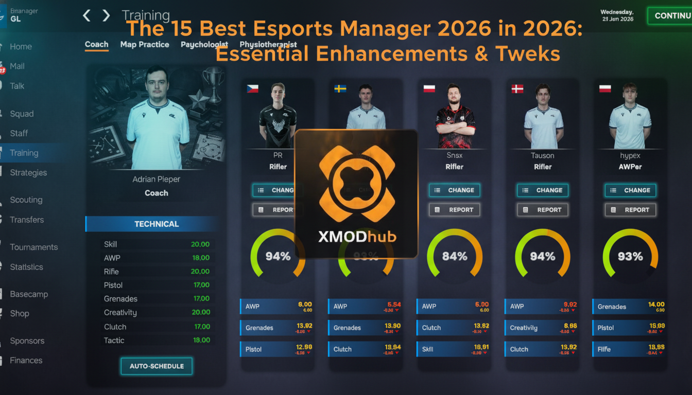 The 15 Best Esports Manager 2026 Mods in 2026: Essential Enhancements & Tweaks