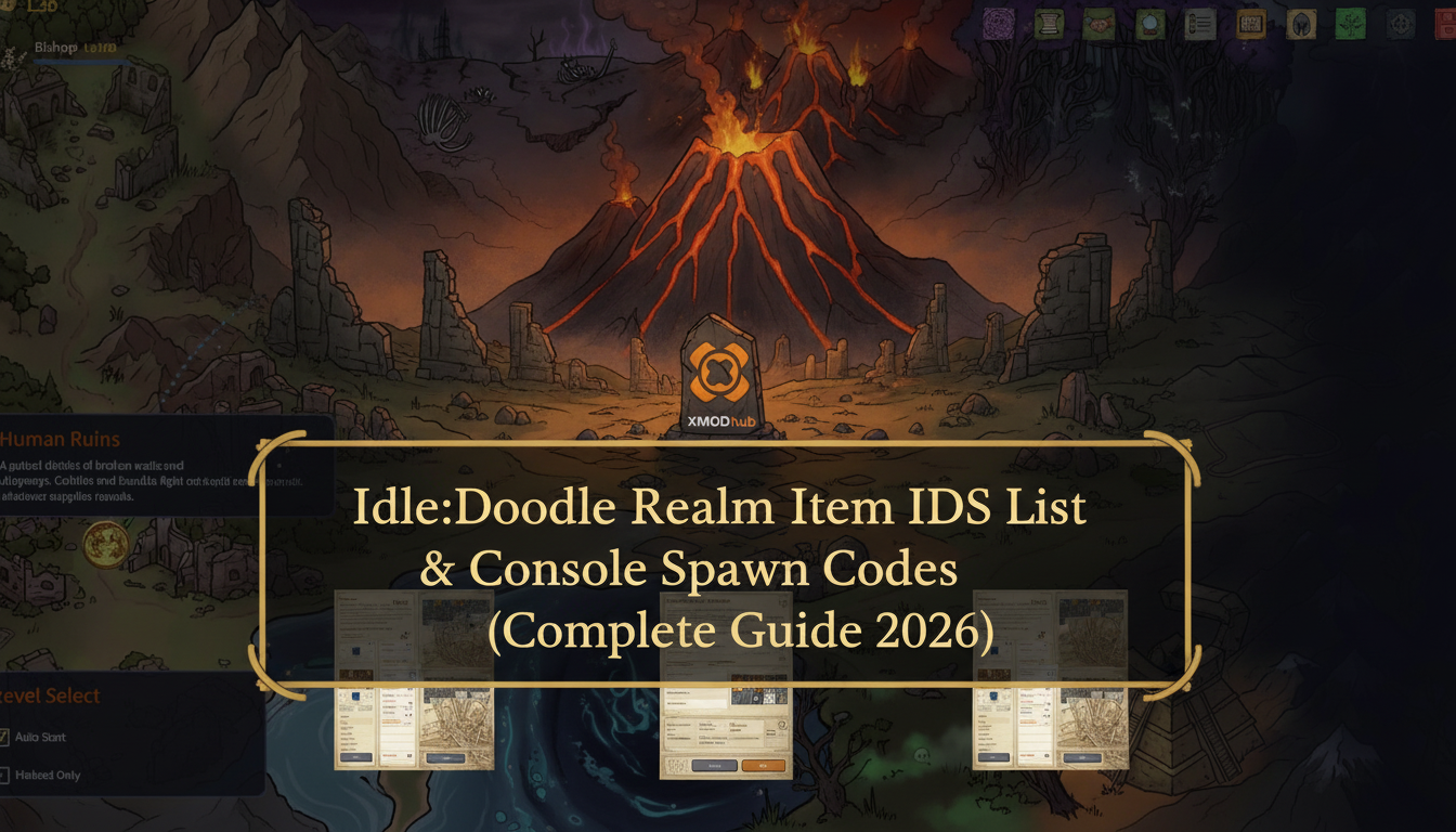 idle:Doodle Realm Item IDs List & Console Spawn Codes (Complete Guide 2026)