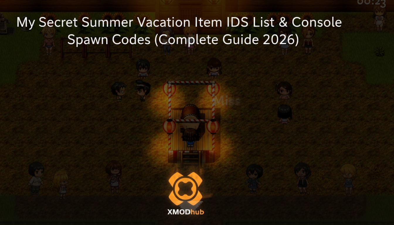 My Secret Summer Vacation Item IDs List & Console Spawn Codes (Complete Guide 2026)