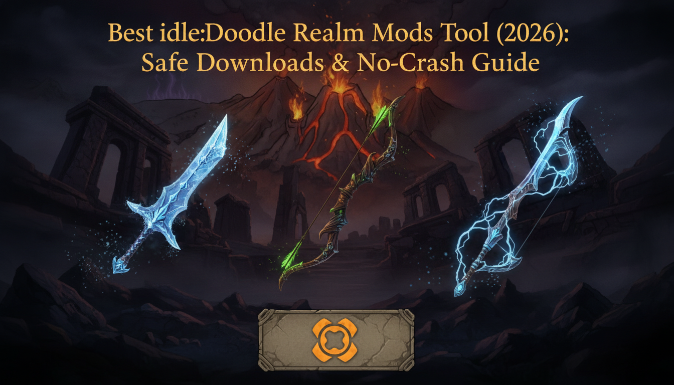 Best idle:Doodle Realm Mods Tool (2026): Safe Downloads & No-Crash Guide