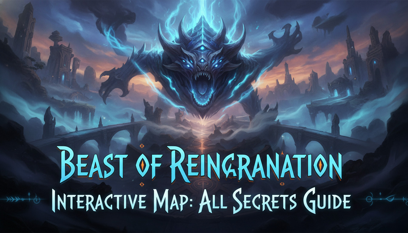 Beast of Reincarnation Interactive Map: All Secrets Guide