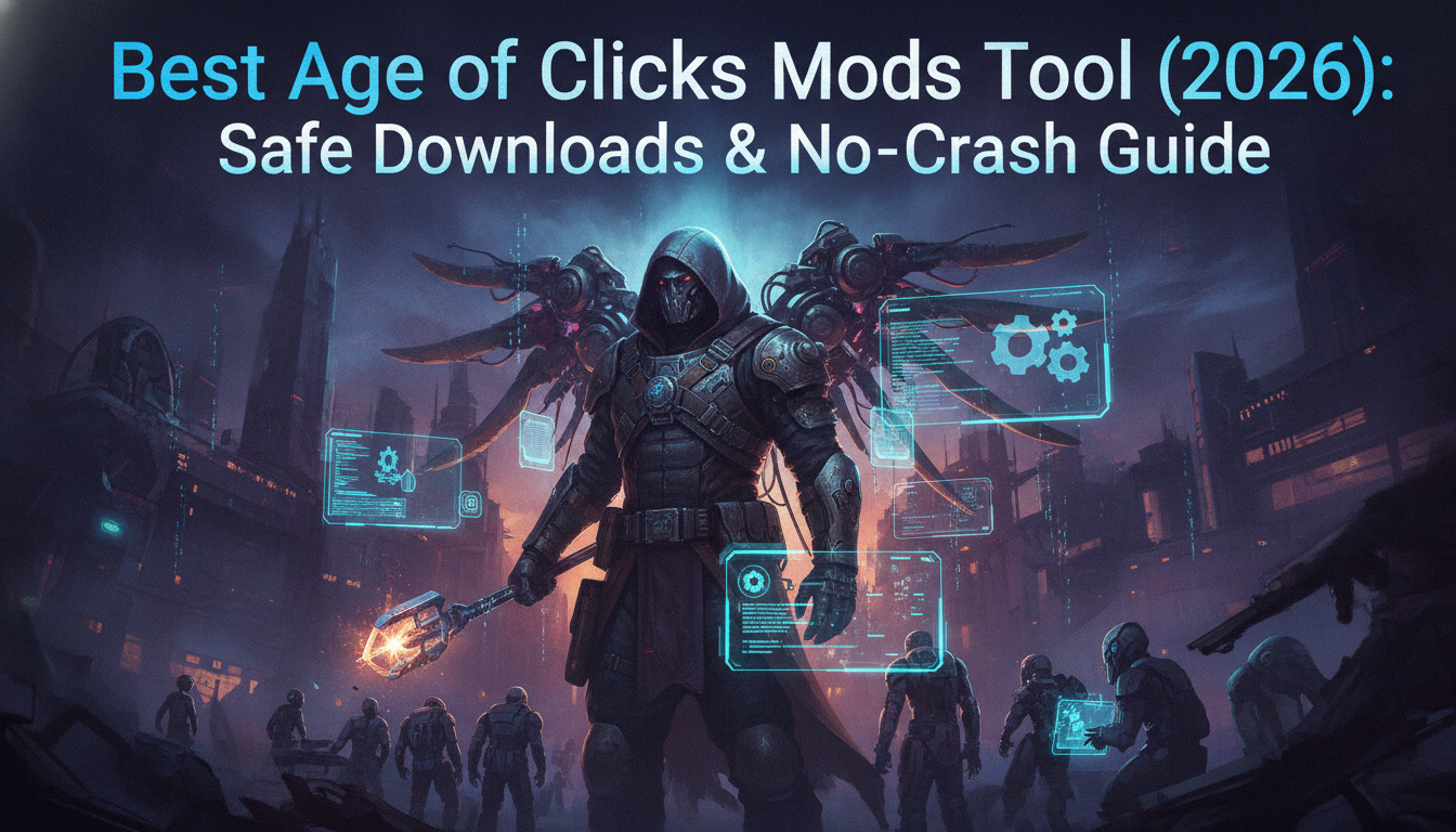 Лучший инструмент для модов Age of Clicks (2026): безопасное скачивание и руководство без вылетов