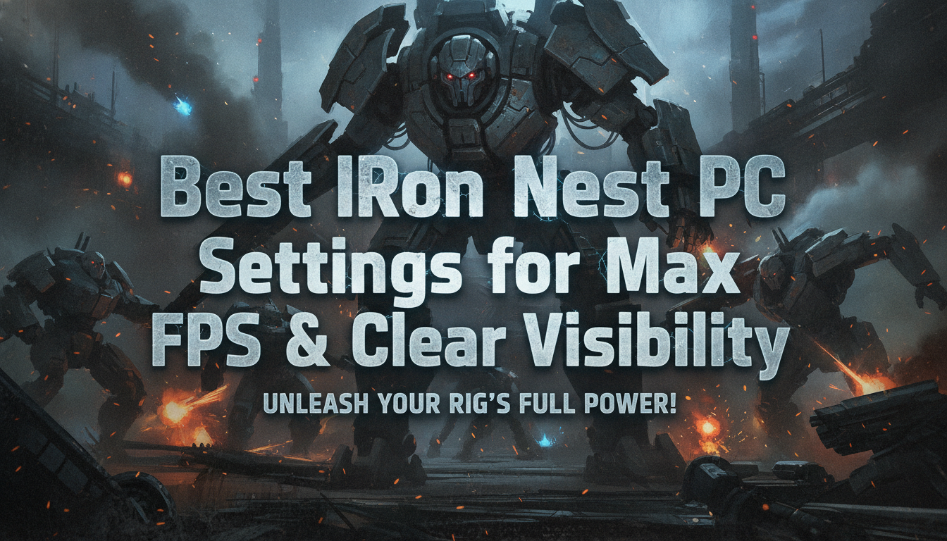 Best Iron Nest PC Settings for Max FPS & Clear Visibility