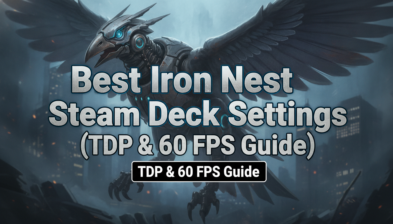 Best Iron Nest Steam Deck Settings (TDP & 60 FPS Guide)