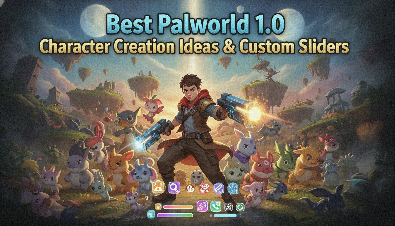 Best Palworld 1.0 Character Creation Ideas & Custom Sliders