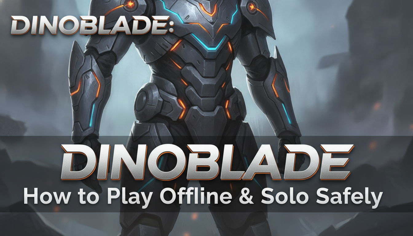 Dinoblade: How to Play Offline & Solo Safely