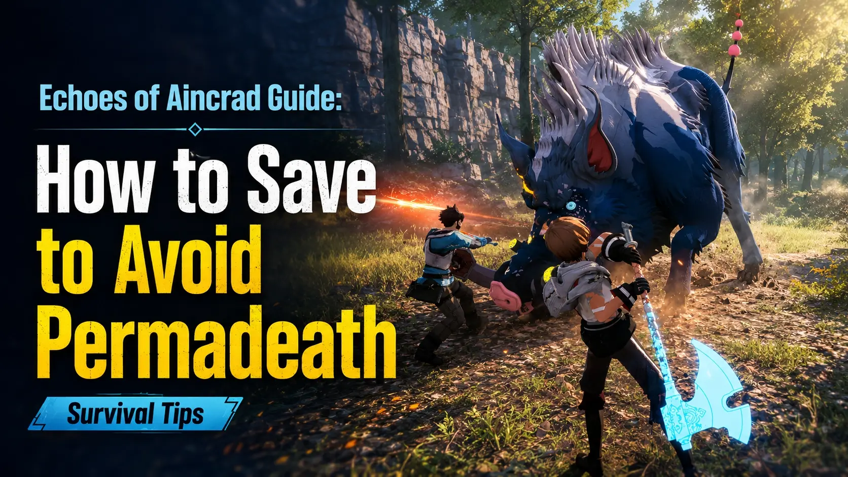Echoes of Aincrad Guide: How to Save to Avoid Permadeath