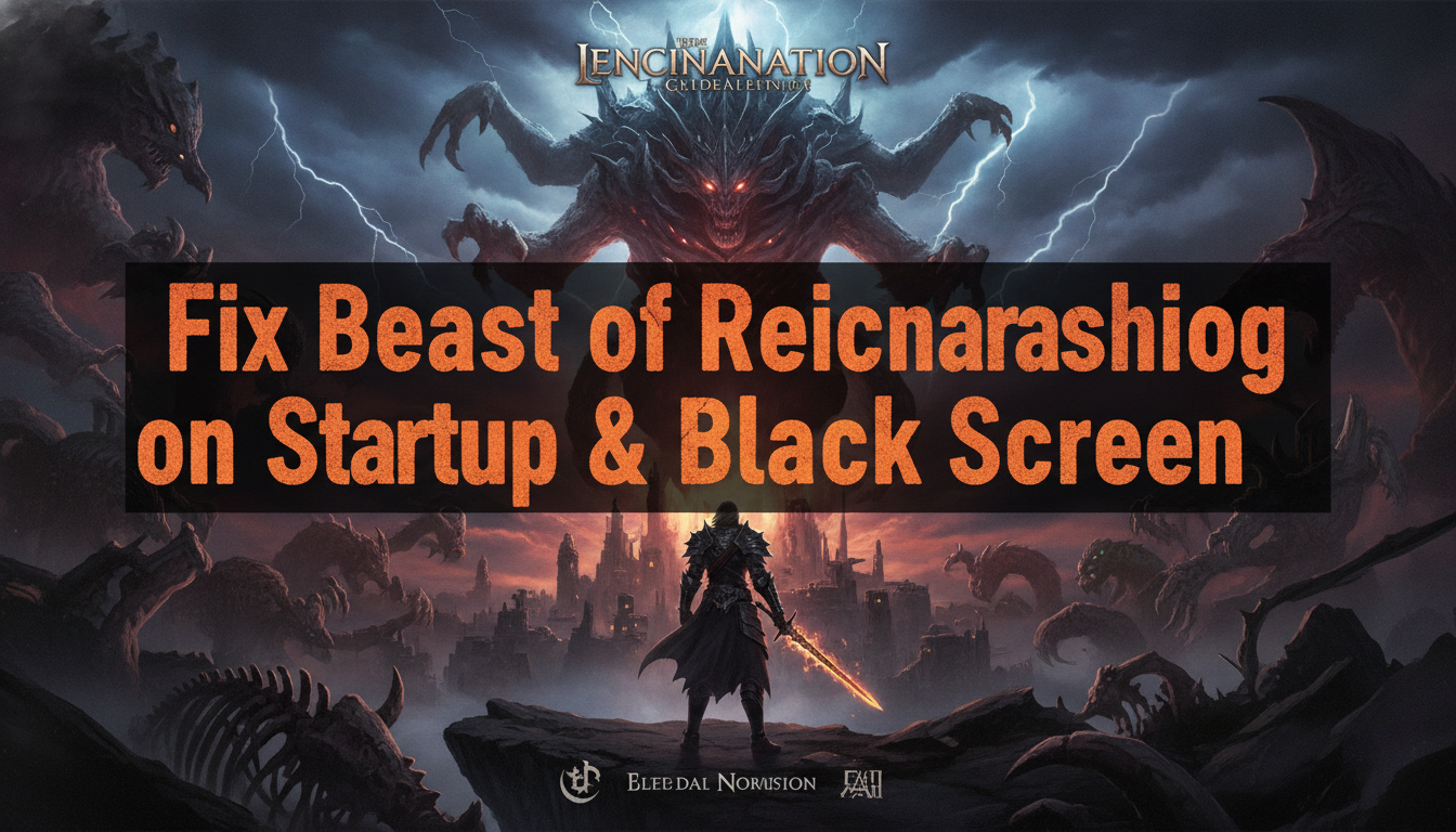 Fix Beast of Reincarnation Crashing on Startup & Black Screen