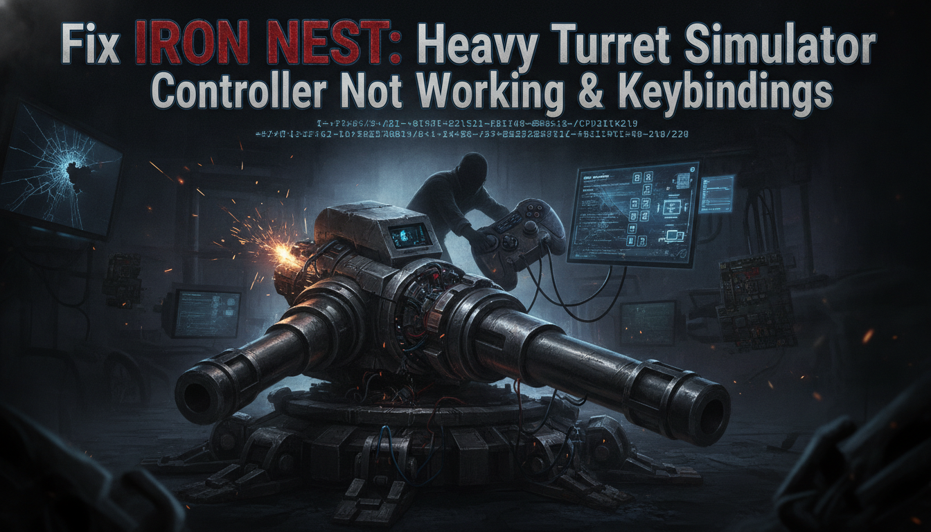 Fix IRON NEST: Heavy Turret Simulator Controller Not Working & Keybindings