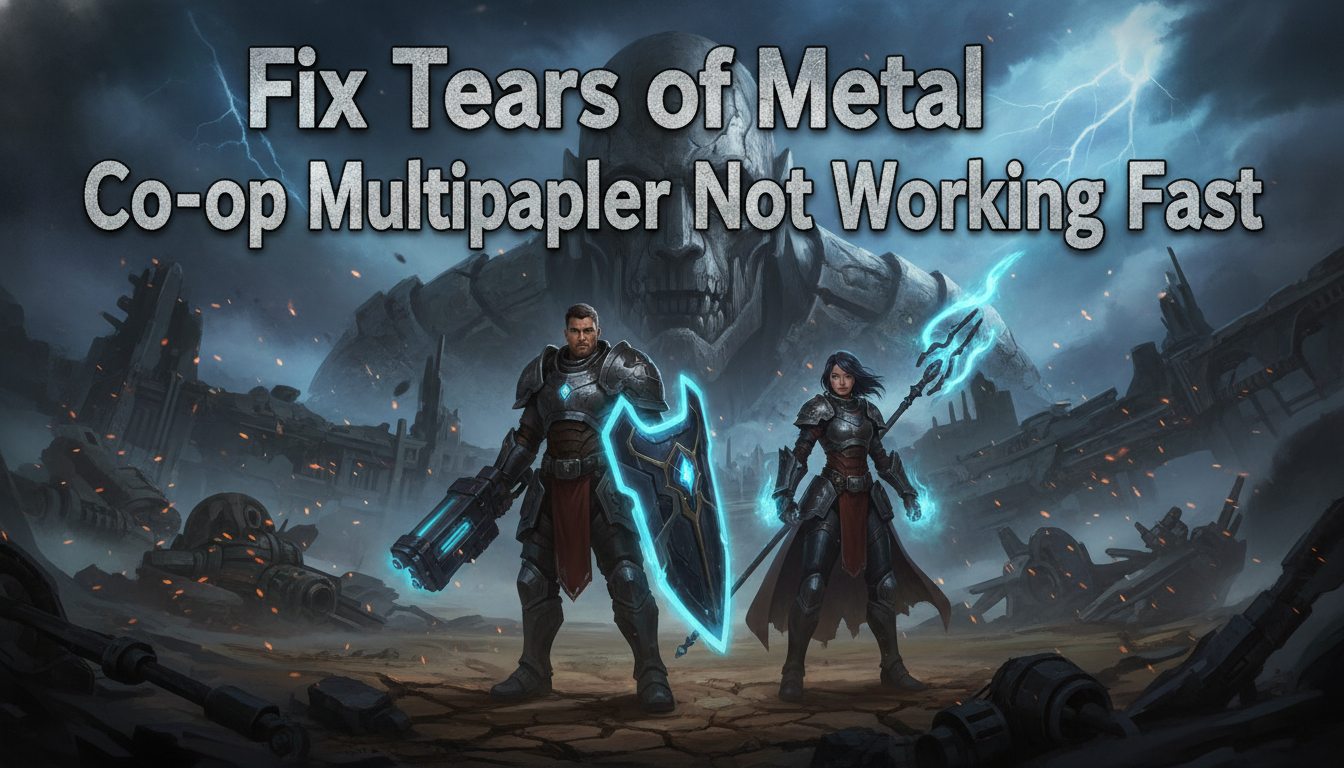 Fix Tears of Metal Co-op Multiplayer Not Working Fast