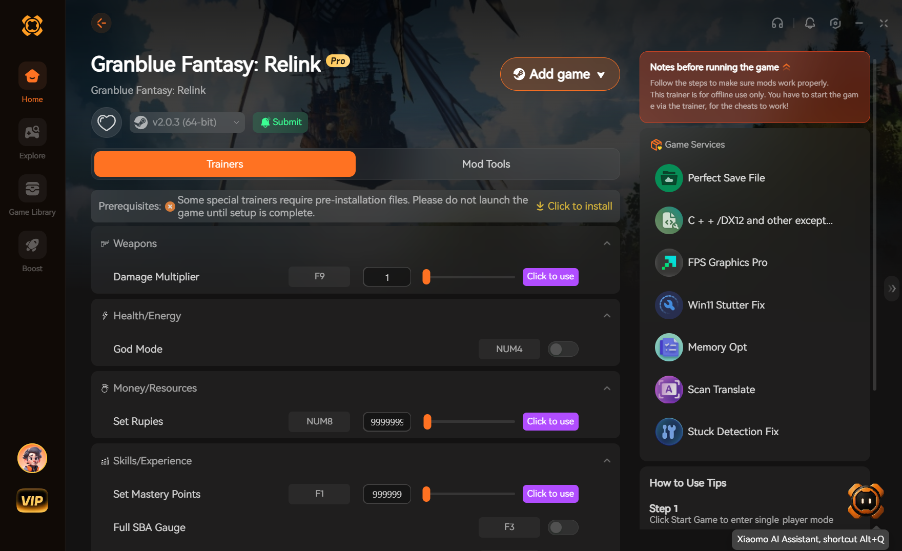 Granblue Fantasy Relink Unlimited Items: Safe PC Cheats