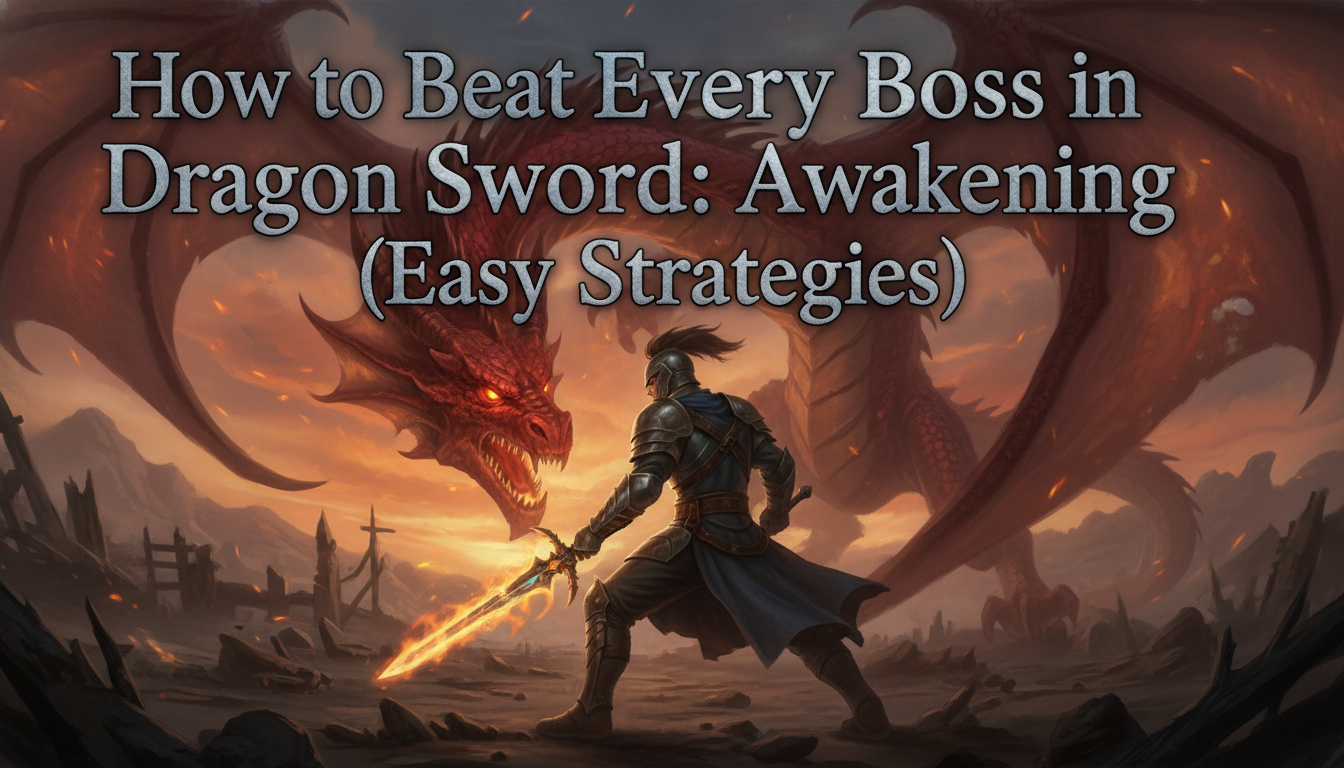 How to Beat Every Boss in Dragon Sword: Awakening (Easy Strategies)