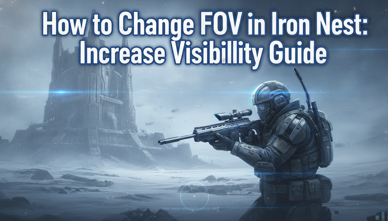 How to Change FOV in Iron Nest: Increase Visibility Guide