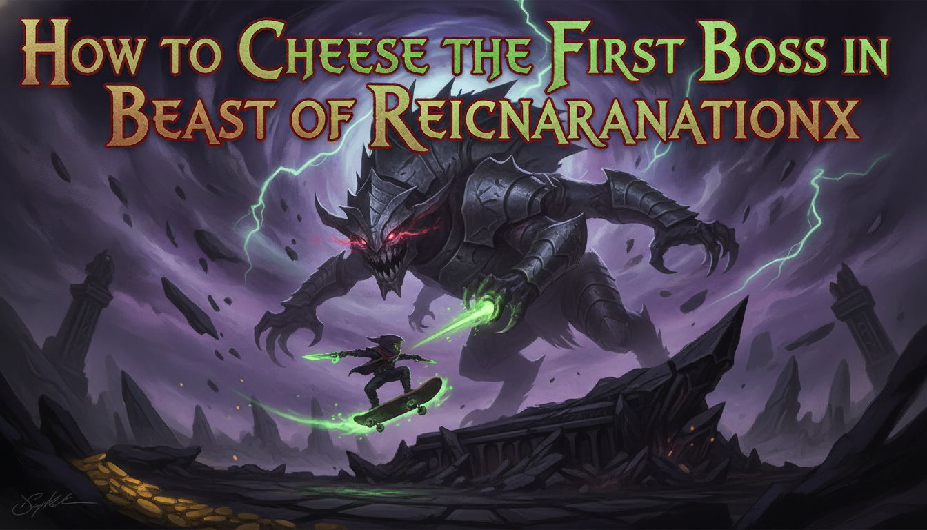 How to Cheese the First Boss in Beast of Reincarnation